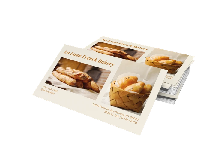 bakery business card templates