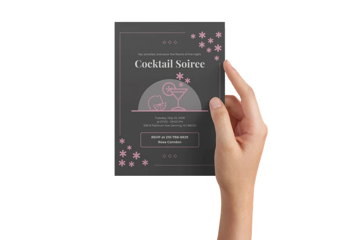 modèles d'invitation à un cocktail