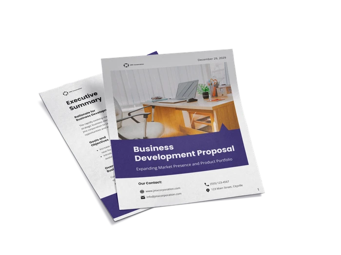 modèles de propositions de développement
