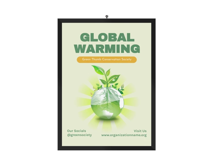 modelli di poster per l'ambiente