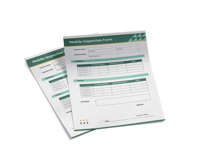 inspection form templates