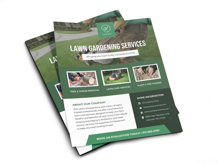 landscaping flyer templates
