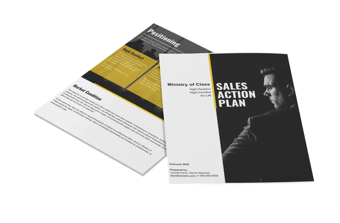 sales plan templates