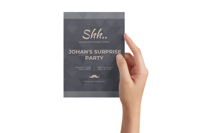 surprise party invitation templates