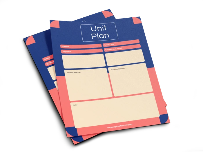 unit plan templates