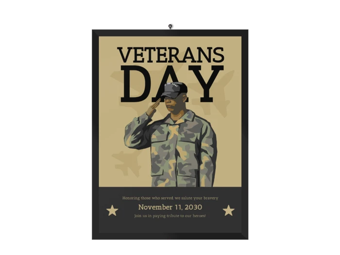 Modelli di poster per la Giornata dei Veterani