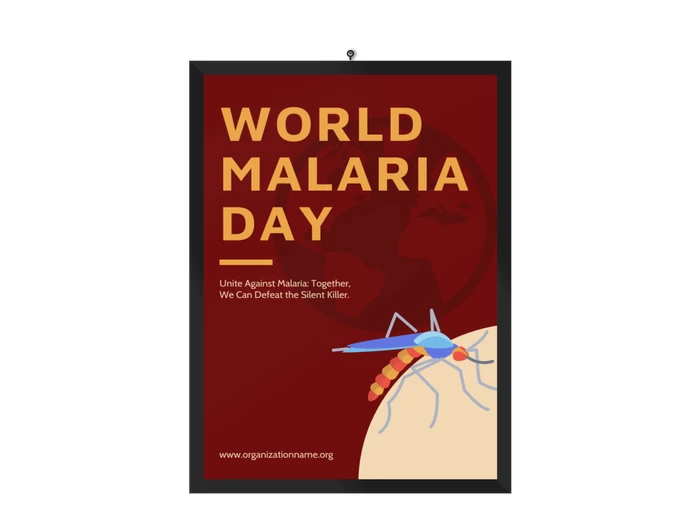 Poster della Giornata Mondiale della Malaria
